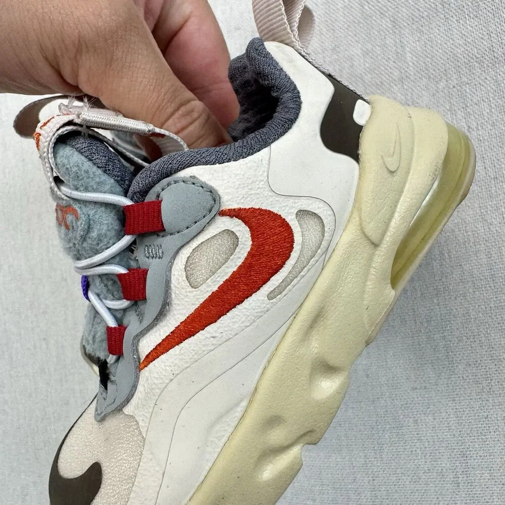 Nike Kid's Air Max 270 React Travis Scott Cactus Trails (TD) 5C